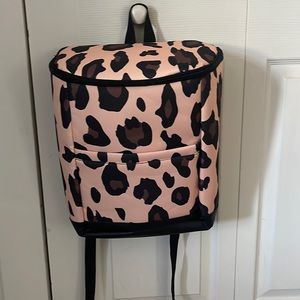 Animal Print Backpack Cooler